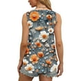 thumbnail image 5 of GERsome Womens Floral Tank Tops Sleeveless V Neck Loose Fit Flowy Tee Shirts Summer Tank Blouses for Women S-3XL, 5 of 5