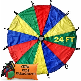 deluxe parachute - 35' dia. - 28 handles - Walmart.com