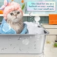 thumbnail image 5 of Extra Large Stainless Steel Cat Litter Box with High Sides, Open Metal Litter Pan Easy to Clean, Non Stick Proof Non Slip for Indoor Cats, Silver, 5 of 6