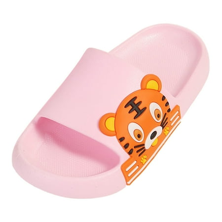 

Slippers Size 11 Home Slippers For Children Kids Little Tiger Children Slippers Cartoon Soft Sole Comfortable Slippers