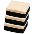 thumbnail image 1 of 3Pcs Multi Color Chalkboard Erasers for Cleaning in Training Institutions 2.36X1.77X0.98in, 1 of 8