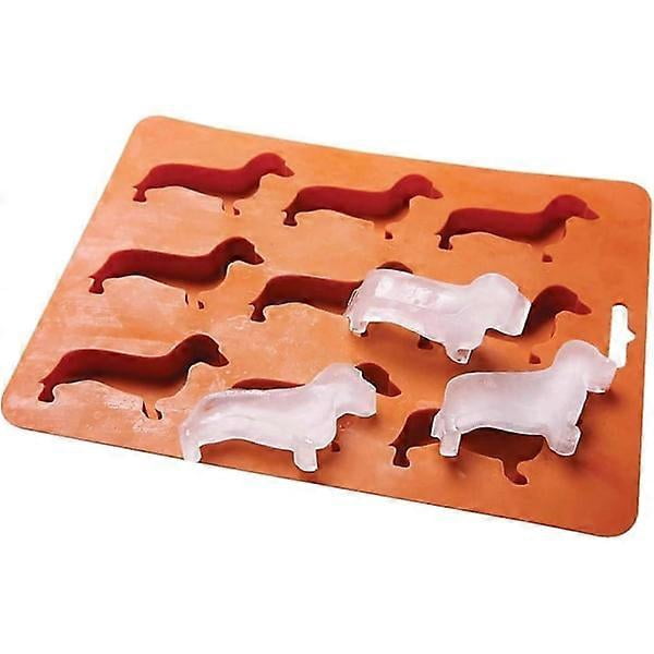 2025 New Dachshund Shaped Silicone Mold for Ice Cubes, ice cube tray.