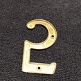 thumbnail image 4 of Número para puerta Bebarley de latón macizo de 7,5 cm, 4 of 6