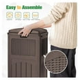 thumbnail image 5 of 30 Gallon Trash Can, Resin Outdoor Garbage Can with Lid, Waterproof Hideaway Patio Waste Bins for Outside Use, 5 of 7