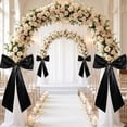 thumbnail image 3 of 2026 Christmas Indoor Home Decor 106x66cm Long Cute Fabric Large Bow Decor With Hanging Ribbon Multi-Color Big Bow Ornament For Curtain Tieback Door Wreath Wall Birthday Party, 3 of 6