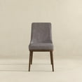 thumbnail image 6 of Grayson Mid-Century Modern Polyester Blend Fabric Dining Chair in Gray (Pair), 6 of 6