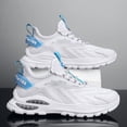 thumbnail image 3 of Zapatillas de deporte para correr de primavera, zapatillas deportivas para hombre, zapatillas de moda informales transpirables de malla tejida Fly para hombre, 3 of 6