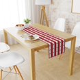 thumbnail image 2 of pdqouc 4th July Patriotic Memorial Day Table Runner Independence Day Holiday Kitchen Table Decoration Indoor Outdoor Home Party Decoration Table Runners for round Tables Holiday Party Decor, 2 of 6