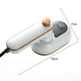 thumbnail image 6 of Xinyolin Portable Handheld Plastic Garment Steamer EU/US Plug Multi-use Quick Ironing Mini Folding Electric Ironing Machine Household Travel Rotatable Wet Dry Steam Iron for Clothes, 6 of 8
