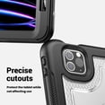 thumbnail image 4 of XYX Case for iPad Air 5th Generation/ iPad Air 4th Generation 10.9 inch with Rotating Stand, Shoulder Strap, 2in1 Shockproof Cover, Transparent, 4 of 7