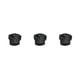 thumbnail image 1 of Wosthever Gorro de Chef de 2 piezas, gorro de cocina con cordón elástico, gorros bouffancy profesionales, uniforme de trabajo, doméstico, tiras tiras blancas negras 3piezas Wosthever CBP186651, 1 of 6