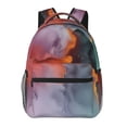 thumbnail image 1 of Disketp Colorful Abstract Waves Mochila Estampada para Hombre y Mujer – Mochila Ligera Clásica con Múltiples Bolsillos para Universidad, Trabajo y Viajes-One Size, 1 of 5