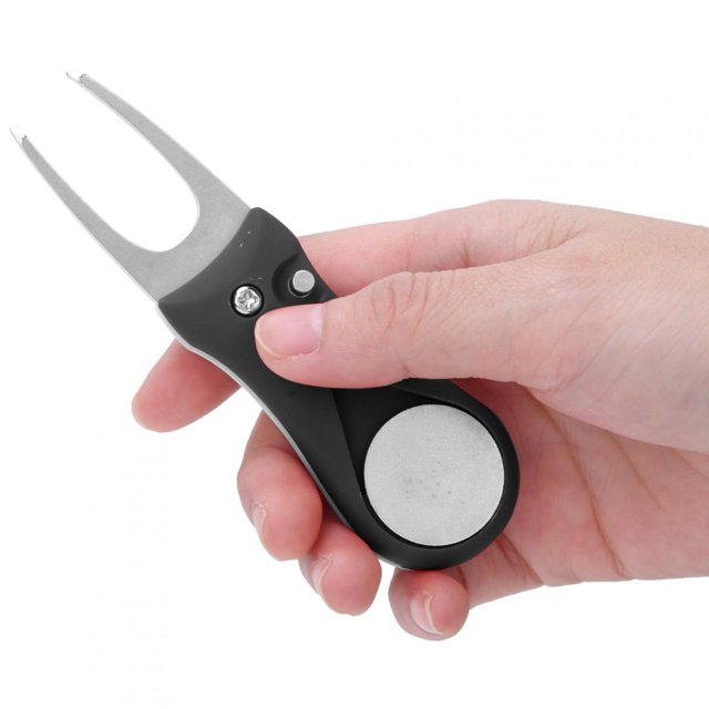 Cergrey 1PCS 37g Divot Repair Tool, Golf Spring Divot Tool, For Training Practicing Golf Course Golf Clubs Golfers