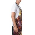 thumbnail image 3 of The Flash Adjustable Bib Apron, Waterdrop Resistant Aprons with 2 Pockets Cooking Kitchen Aprons for Women Men Chef, 3 of 8