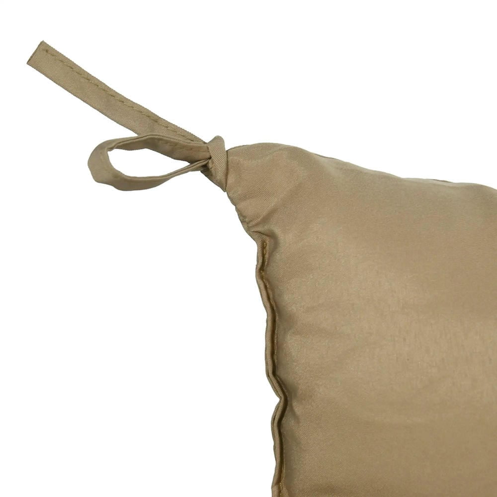 Kadyn Outdoor Chair Replacement Pads, Chair Cushions, 59" x 38" Tufted Bench Cushion for Outdoor Furniture, 3-Seater Replacement, Khaki