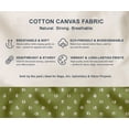 thumbnail image 5 of Printed Cotton Canvas Fabric by Soimoi | Polka Dots Design - Green | 56 Inch Wide | Sold by 2 Yard | Heavy Duty Craft & Upholstery Fabric, 5 of 7