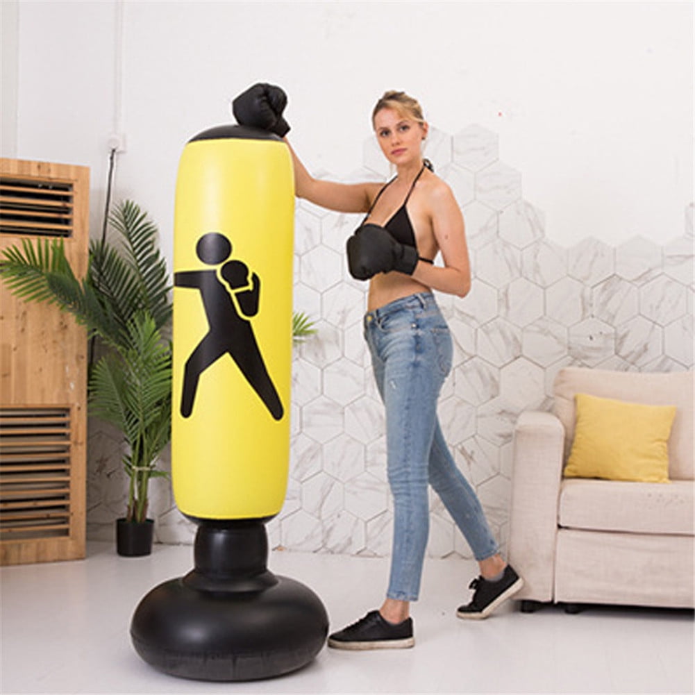 Adults Children Freestanding Boxing Punching Bag Fitness Exercise Pressure Reducing Heavy Bag