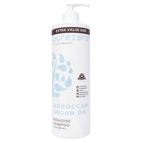 Purezero Clean Beauty Moroccan Argan Oil Repairing Shampoo 20fl oz (1 EA) Extra Value Size