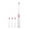 Pink, variant on Wovilon Toothbrush With 4 Brush Heads,Three Cosmetic Dentistry Modes, IPX7 Water Resistants Newly Upgraded Toothbrush With Long Life And Fast Charging