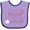 Lavender and Purple, variant on Inktastic Future Softball Player Girls Girls Baby Bib