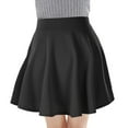 thumbnail image 3 of Women Pleated Skirt A-Line Short Mini Basic Skirt School Uniform Cheerleader Skirts Skater Skirt, 3 of 6