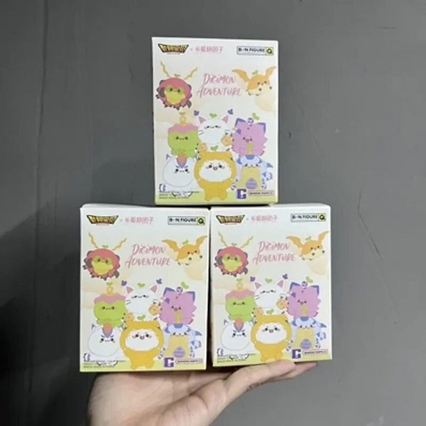 Digimon Adventure-figura de Anime, caja ciega, Digimon Seraphiwomon Garurumon Angemon, caja misteriosa para niños, juguetes de regalo de cumpleaños
