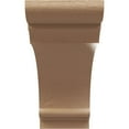 thumbnail image 2 of 4"W x 12"D x 8"H Classic Hughes Rough Cedar Woodgrain TimberThane Corbel, Primed Tan, 2 of 6