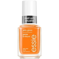 essie Nail Art Studio Jelly Gloss Nail Polish, Vegan, Sheer Orange Nail Polish, Apricot Jelly, 0.46 Fl Oz