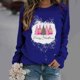 thumbnail image 5 of Pntutb, camiseta de manga larga suelta con cuello redondo y estampado informal a la moda de verano para mujer, blusa, Jersey Pntutb Pntutb-1955, 5 of 6