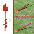 thumbnail image 2 of Estacas para perros Tyalez, resistentes, 160 kg, perros grandes de 17 cm, 2 of 6
