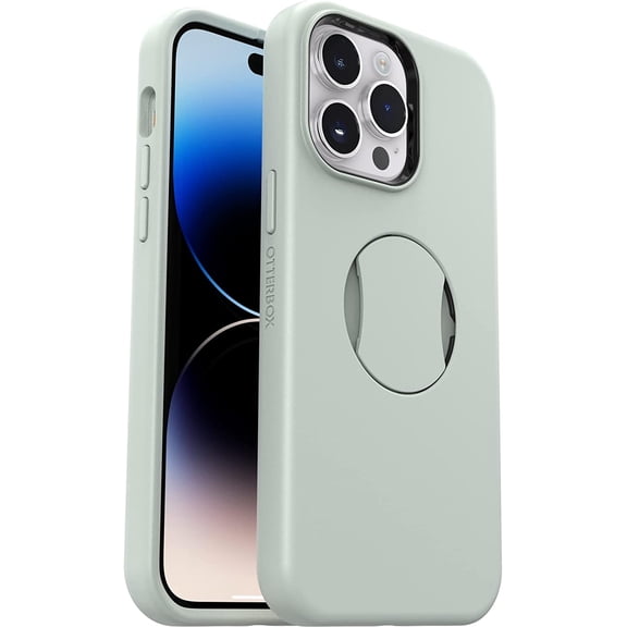 Restored OtterBox OtterGrip SYMMETRY SERIES Case for iPhone 14 Pro Max -Chill Out (Green) (Refurbished)