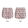 thumbnail image 5 of Lsque Skull Guitar record lips Printed Women's Running Shorts with Liner Pockets,Elastic Quick Dry Workout Athletic Gym Yoga Shorts,Womens High Waist Shorts-Medium, 5 of 9