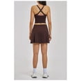 thumbnail image 5 of PISONIC Women 2 Piece Tennis Dress Cross-Back Tank Top with High Waisted Workout Skorts Skirt Set Yoga Golf Athletic Outfits Set, 5 of 7