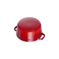 thumbnail image 2 of STAUB La Cocotte Cocotte Ronde en Fonte de 5,25 L, Cerise, 2 of 7