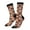 3 Black, variant on Beautiful Fox Print Adult Socks for Men & Women,Calf Socks, Ankle Socks,Boots Socks,Breathable Casual Sock,Unisex Crew Socks