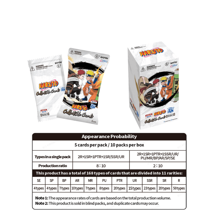 KAYOU NARUTO Smriti Collectible Card - Chapter Jin English Series