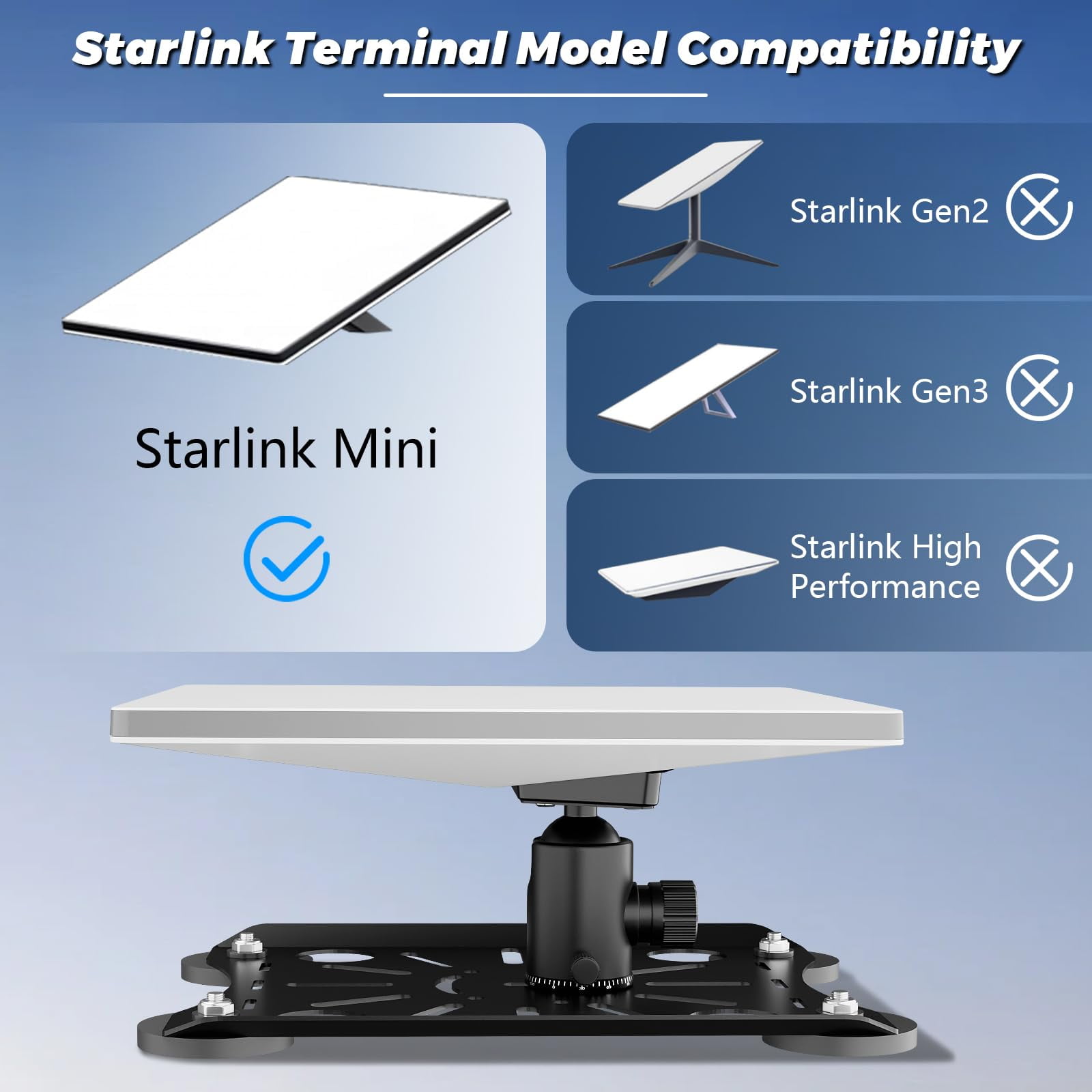 Starlink Mini Roof Mount, Starlink Mini Mounting Kit, Starlink