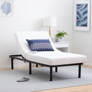 Lucid Basic Remote Controlled Steel Adjustable Bed Base, Twin XL
