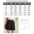 thumbnail image 5 of JWD Women's Shorts Summer High Waisted Work Shorts Elastic Waist Back Casual Shorts with Pocket Black M, 5 of 8