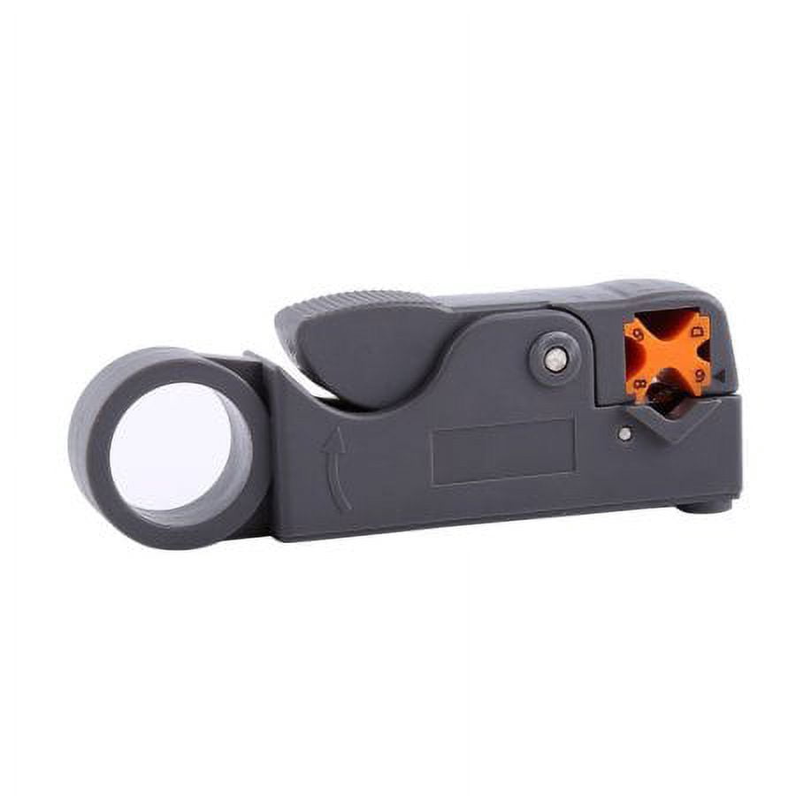 RG6 Coax Cable Crimper Coaxial Compression Tool Set Kit Wire Stripper With F RG59 Include Connectors, Tools, Rotary Stripper