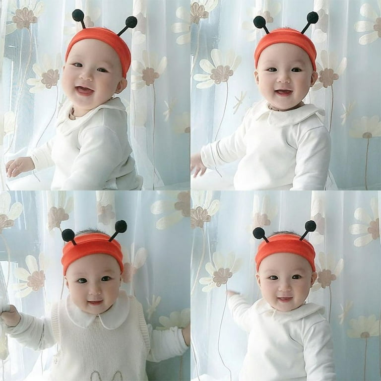 Baby Cotton Headbands with Cute Antenna Elastics Hairbands for