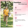 thumbnail image 3 of Kensie Girl Girls Underwear, 10 Pack Days Of The Week Kids Panties, Sizes 4-12 Hipster Briefs, Juniors, 3 of 6