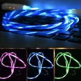 thumbnail image 4 of 3 in 1 LED Flowing Magnetic Charging Cable Magnetic Phone Charger Light Up Shining USB C Cable Android Micro USB Type C for IPHONE (3in1 Green), 4 of 7