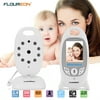 Baby Monitor 2.4" TFT LCD Baby Monitor Video Camera with Night vision Two-Way Talking with Built-in Lullabies, White