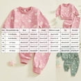 thumbnail image 4 of KEXE Baby Girls Print Sweat Set Round Neck Loose Pullover Top Elastic Waist Jogger Trousers, 4 of 9