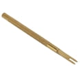 thumbnail image 2 of Leather Prong Chisel 4mm Stainless Steel Anti Slip Handle Design Incisive Gold Leather Punch Chisel 2 Teeth, 2 of 14