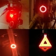 thumbnail image 3 of Light Bike Bike Visibility For Night Riding Rechargeable Light On/Off Bike Stay Visible Powerful Tail Bike Light Bone Bone Warning, 3 of 7