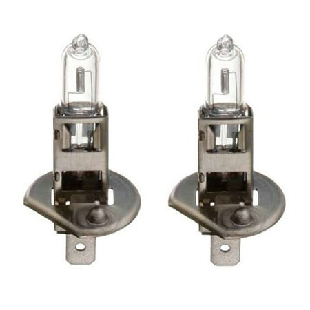 2x H1 Halogen 55W 12V 4300K Low-Beam/High-Beam Headlight/Fog Light Bulbs