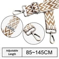 thumbnail image 2 of Correas de bolso de 3,8 cm de ancho Correa de hombro cruzada ancha de repuesto para bolsos Accesorios extensores de bolso Correas de guitarra, ajustable 85-145 cm, 2 of 5