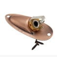 thumbnail image 4 of Placa de conector de guitarra de 1/4 con salida para Fender Stratocaster Strat (bronce rojo), 4 of 4